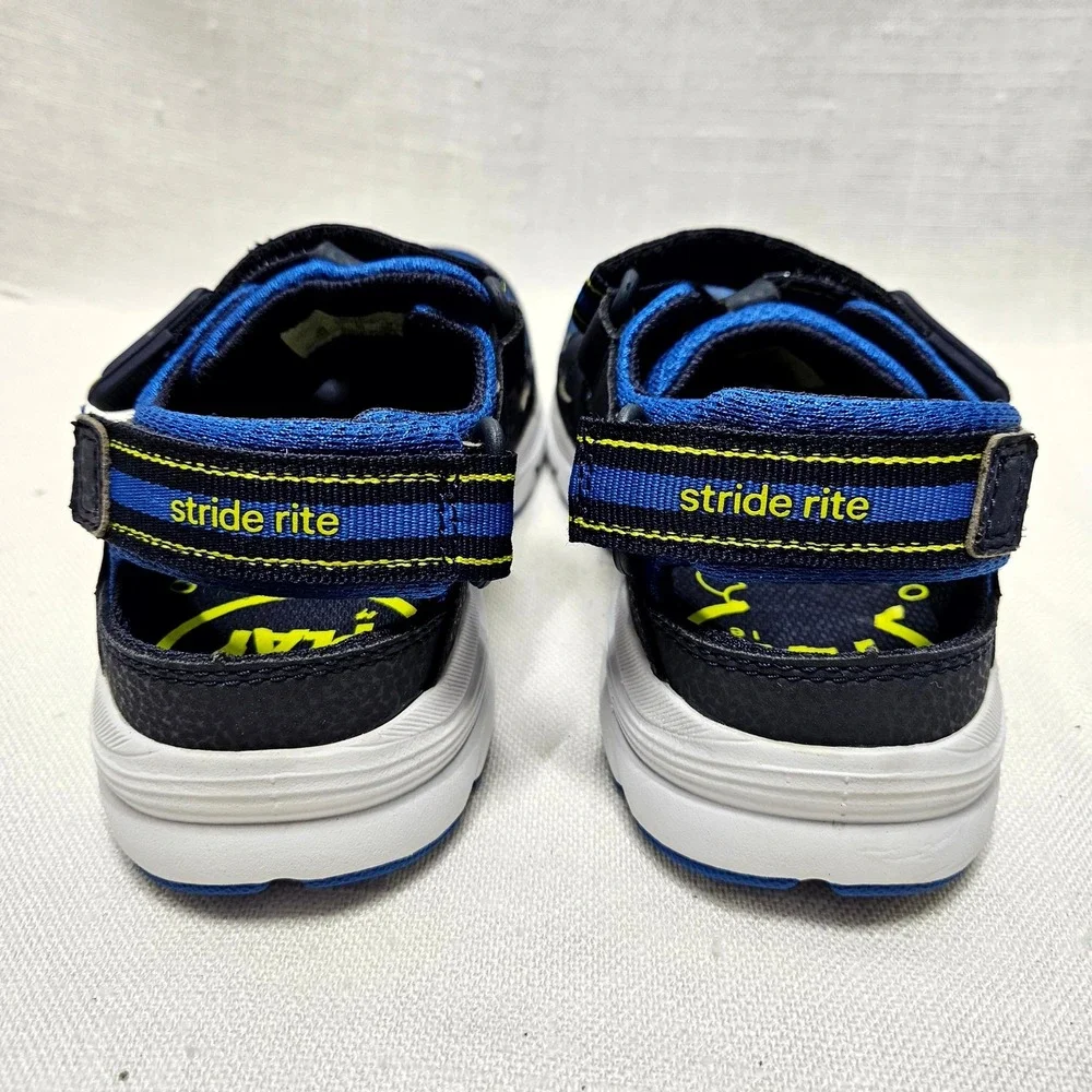 Stride Rite Made 2 Play Boys 13 Blue Water Sandals‎ Hybrid Sneakers Washable